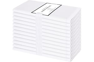 Cotton Clinic Cloth Dinner Napkins – Perfect Everyday Use Table Napkins – Soft Durable Washable – Ideal for Party Wedding Chr