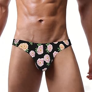 ZAKAFUCH Mens Low-Rise Bikini Briefs For Workout | Wrinkle Free Contour Pouch Swim Briefs Trunk, Groomsmen Gifts