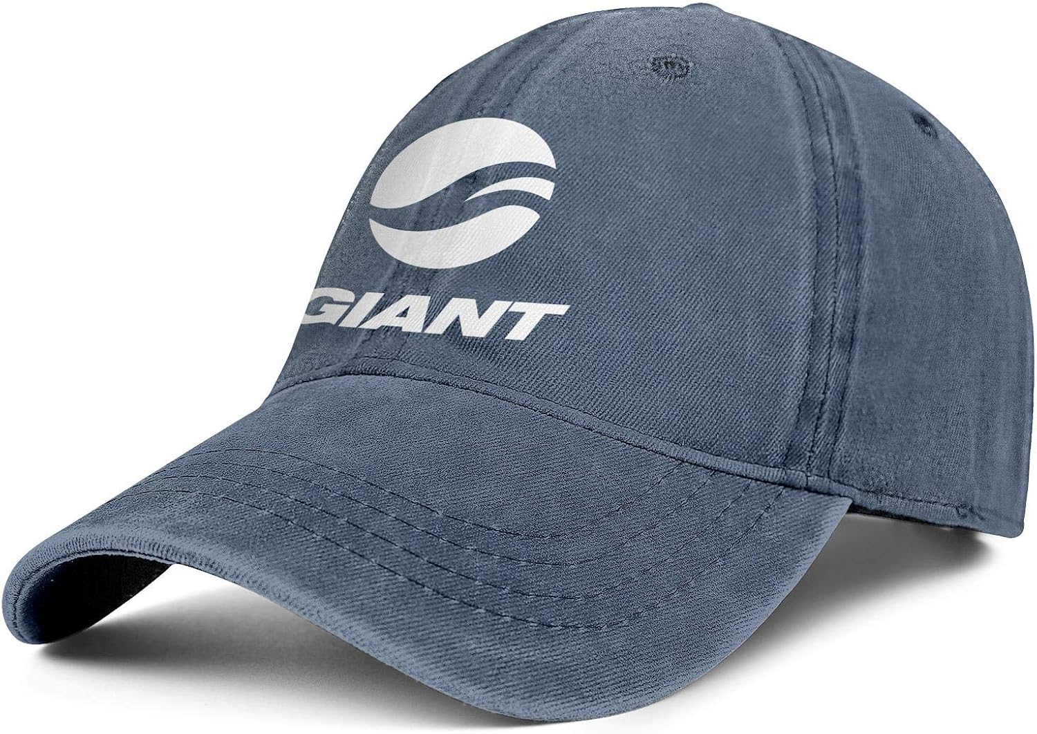 DXQIANG GiantBicycles Men Women Classic Denim Hat Adjustable Snapback