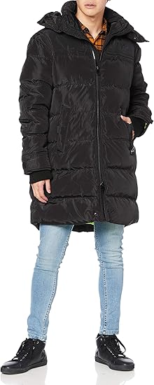 Amazon ディーゼル Diesel メンズ フーデッド コート リアルダウン Ahava Xxl ブラック 9xx コート ジャケット 通販