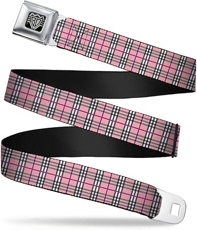 checkered seat belt belt