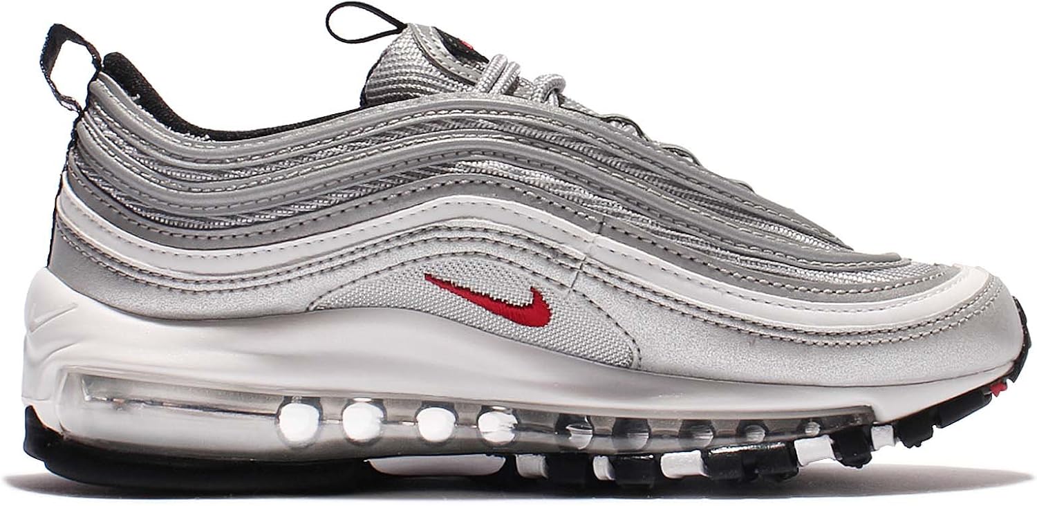 nike silver 97 nere