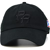 Trendy Apparel Shop Puerto Rico PR Embroidered Cotton Cap - Low Profile, Adjustable, Red