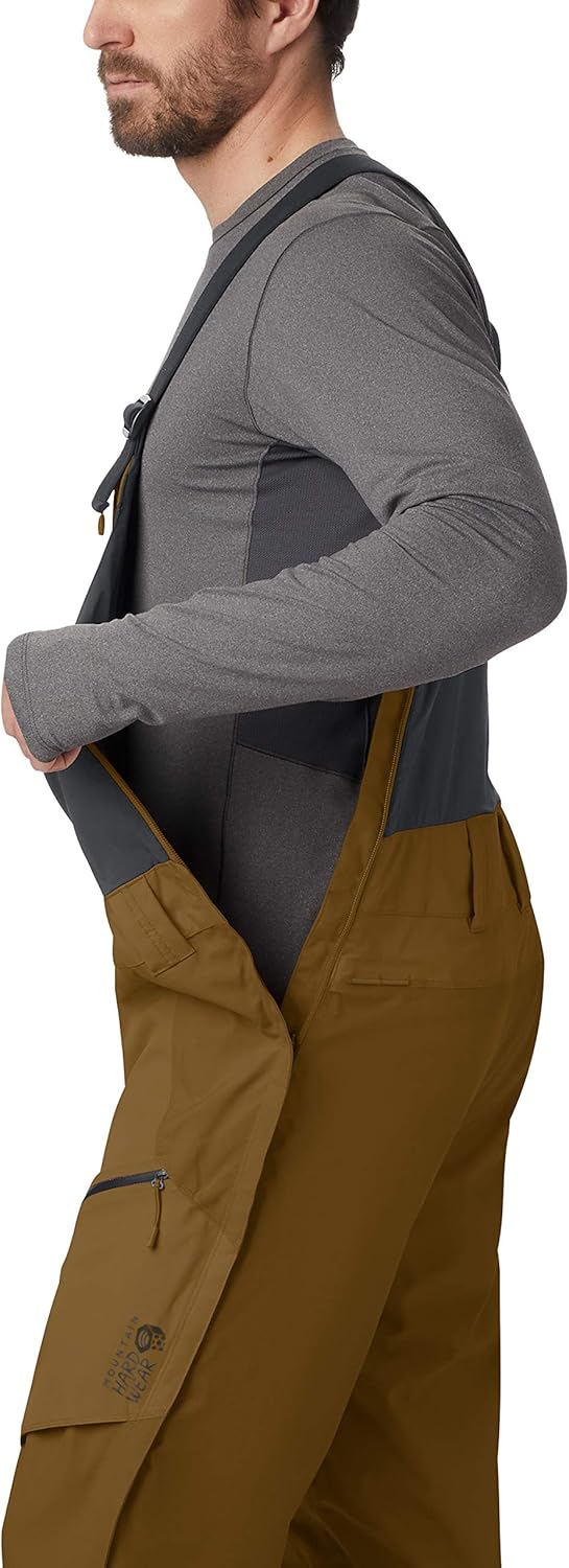 Mountain Hardwear FireFall Bib Pant Men’s Insulated Bib Overalls for Skiing and Outdoor Recreation : Clothing