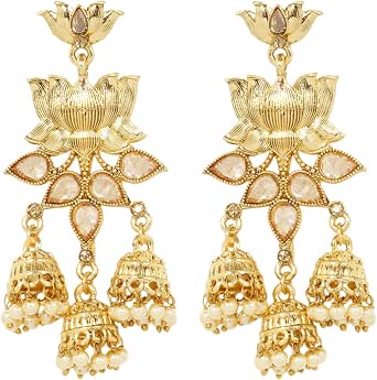 Jhumka Jhumki Polki Earrings Jewelry 