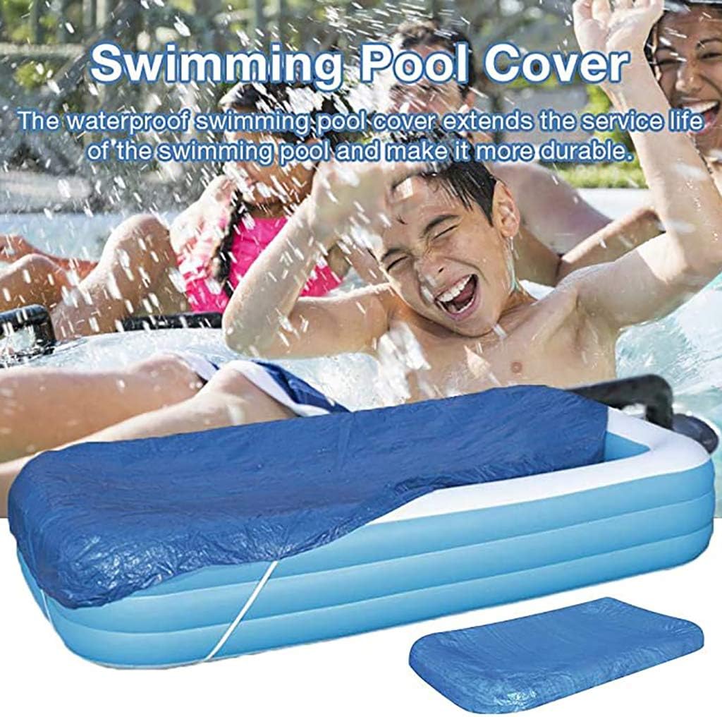 Rectangular Pool Cover in Ground Pool 5Ft×8Ft Paddling Pool Cover