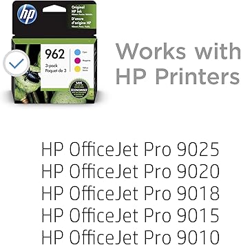hp 962 printer ink