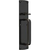 National Hardware Gate Thumb Latch Steel 2-Pack with WeatherGuard Finish | Thumb Press Opens From Either Side; Reversible for Right or Left Hand Gates, Mounting Hardware Included