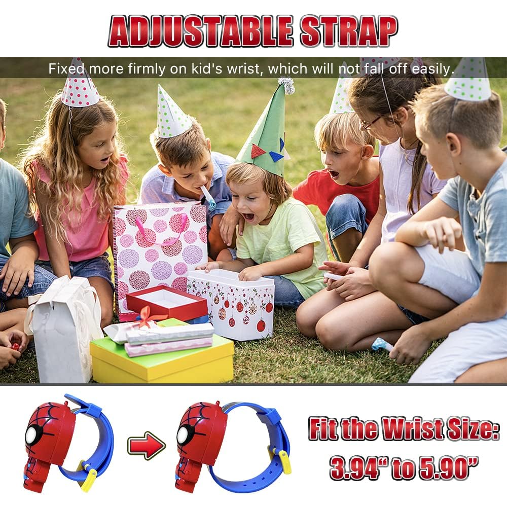 Superhero Kids Watch, Kids Digital Watch for Boys Girls, Easy Read Cute Cartoon Wrist Watches Toy, Gift for Holiday, Birthday, Christmas