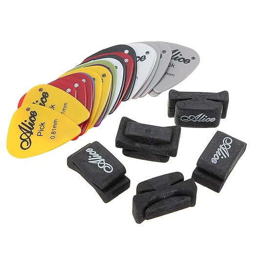 New Guitar HeadStock Rubber Pick Holder +2pcs Guitar Picks Amazon.co
