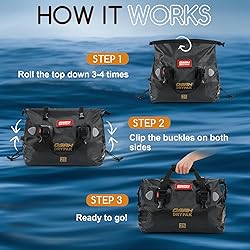 Waterproof Duffel Bag - Motorcycle Dry Bag Tail Bag