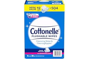 Cottonelle Fresh Care Flushable Cleansing Cloth, 504 Count