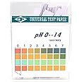 BIPEE Accurate pH Test Strips for Urine, Saliva, Water and Fermentation - Food Grade Lye Compatible(pH 0~14)，100 Strips