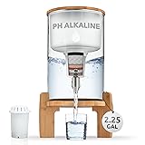pH Recharge Glass Alkaline Water Filter Dispenser