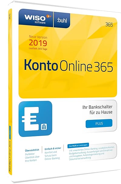 WISO Konto Online Plus 365 (aktuelle Version 2019)