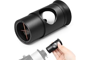 Astromania 1.25Inch Metal Collimating Cheshire Eyepiece Without Laser for Newtonian Reflector Telescope - Short Version