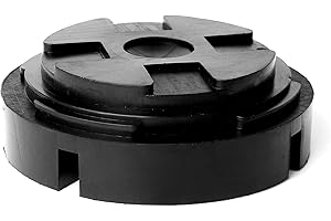 Universal Fit 5.5” Large Rubber Jack Pad/Slotted Jack Pucks | Made from Heavy Duty Rubber, The Ultimate Protector for Frame R