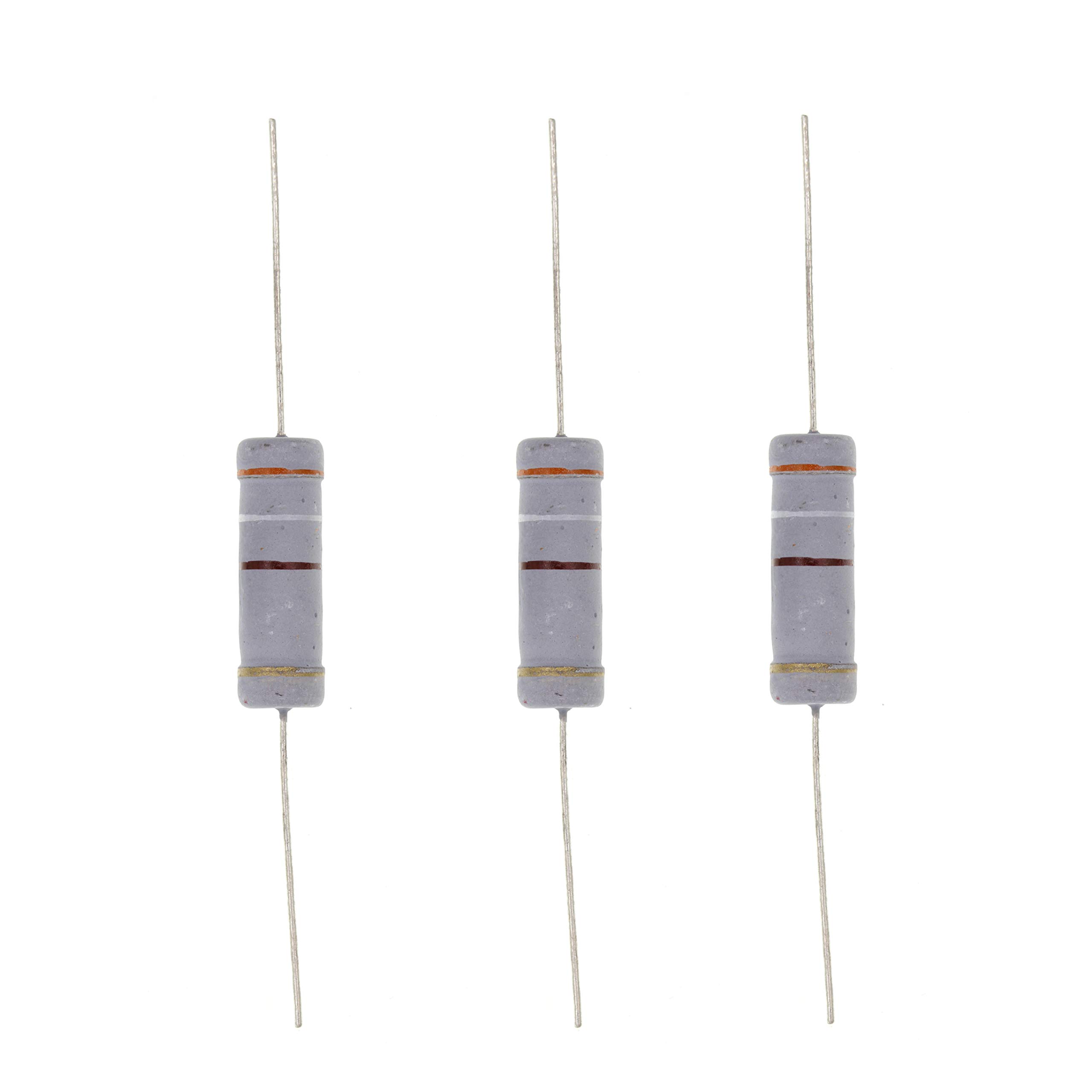 HUABAN 10PCS 5W 5 Watts 390R 390 Ohm 5% Metal Oxide Film Resistor