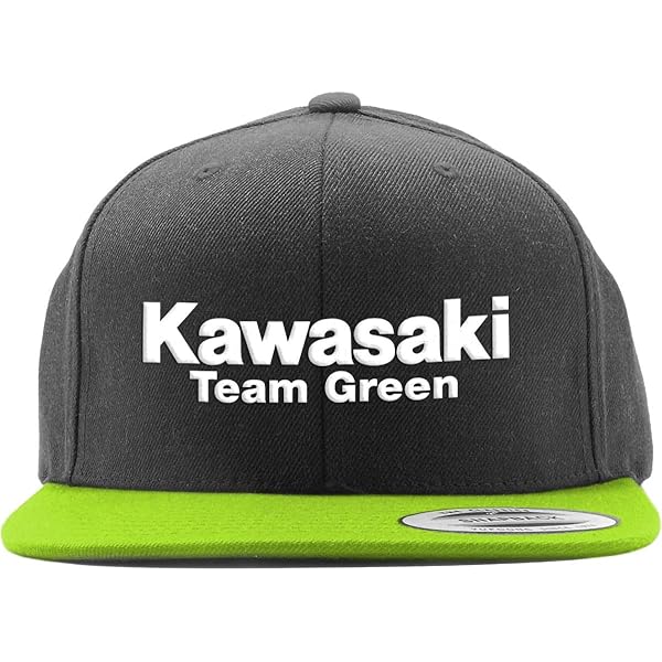 Factory Effex Kawasaki Bold Snapback Hat - Charcoal/Black (24