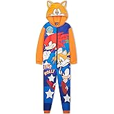 Get Trend One-Piece Pajamas for Boys, Kids, Soft Fleece Jumpsuit, Zip Front Sleepwear, Lounge Wear, Gifts for Boys