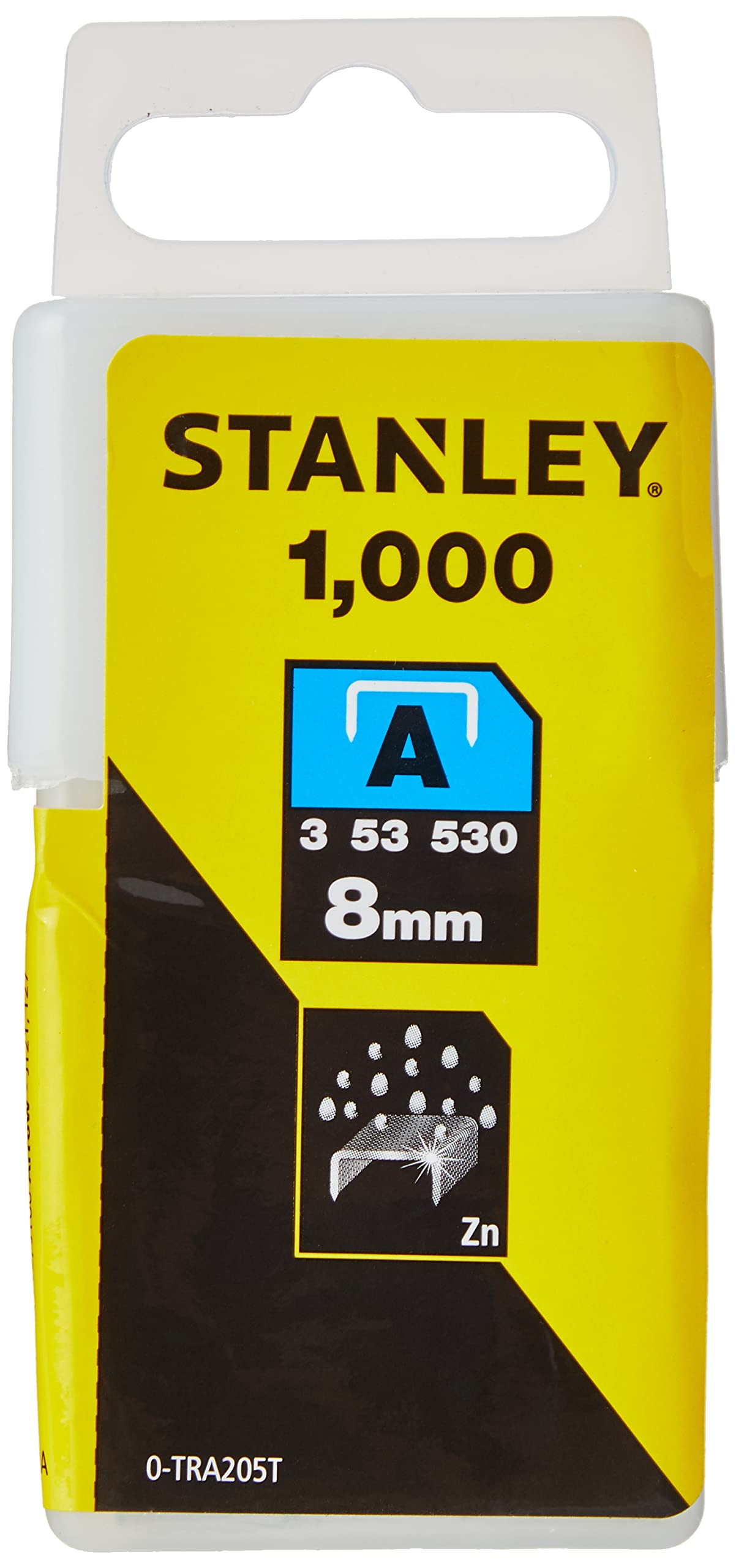 Stanley Light Duty Staple 8MM (1000) 0-TRA205T — image 1