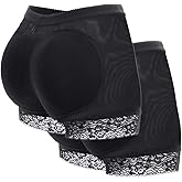 KIWI RATA Womens Butt Lifter Padded Lace Panties Enhancer Underwear