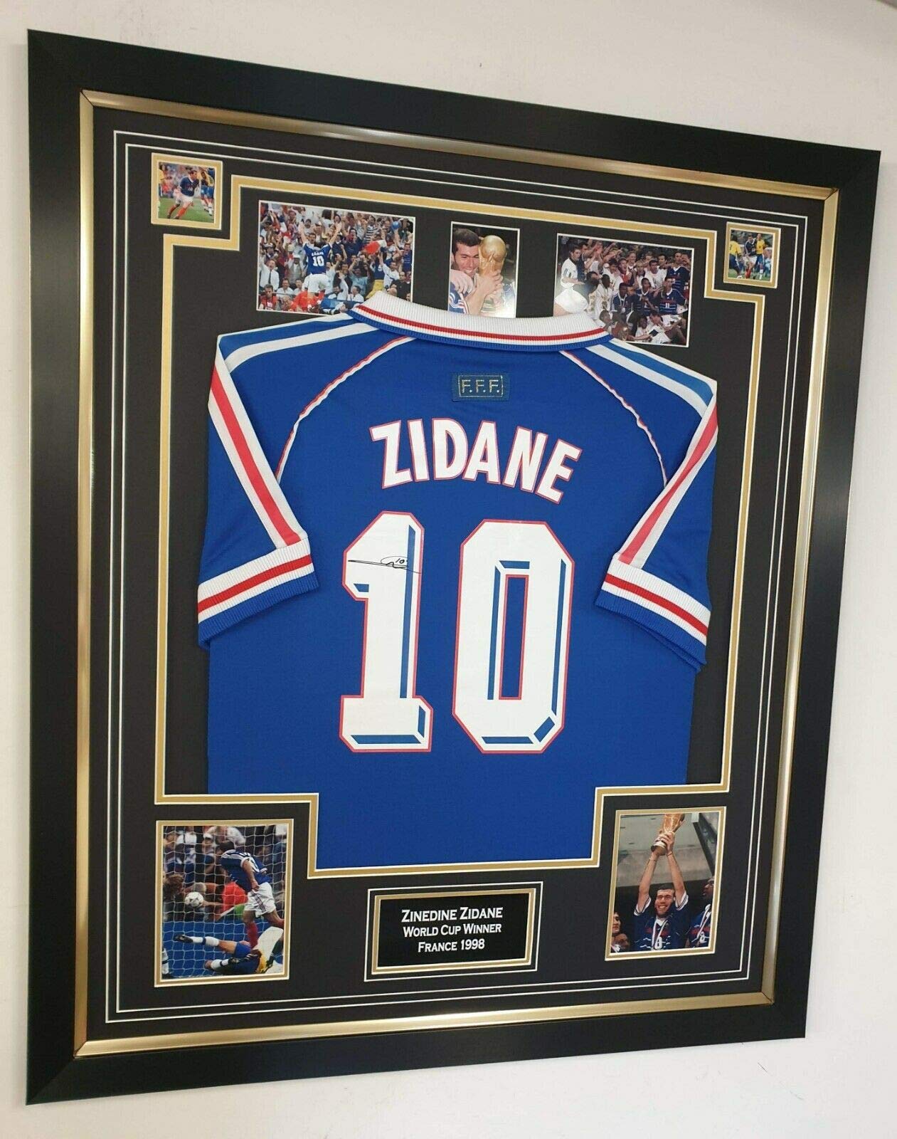 zidane signed shirt