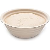 Brod &amp; Taylor Banneton Boule 8.5&rdquo; Proofing Basket for Sourdough &amp; Artisan Bread Baking &ndash; Stackable, Made From Bamboo &amp; Sugarcane Pulp (1-Pack)
