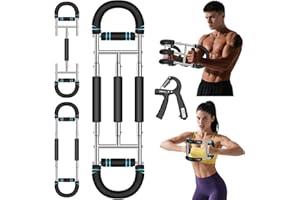 Laapee Twister Arm Trainer 9-Level Adjustable (20-270lbs) with Adjustment Tool & Mechanical Counting Grip - Chest Trainer for Men Women, Home Gym Arm Exerciser to Build Biceps, Chest & Grip Strength