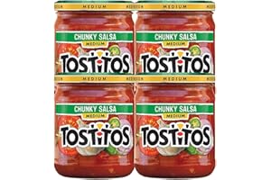 Tostitos, Medium Chunky Salsa, 15.5 Ounce (Pack of 4)