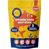 MONIZEN Premium Dashi Stock Authentic Japanese Dashi Powder 5.04 Oz, Natural Ingredients No MSG or Additives Dashi Packet for Miso Soup and Cooking 8g x18 Packets