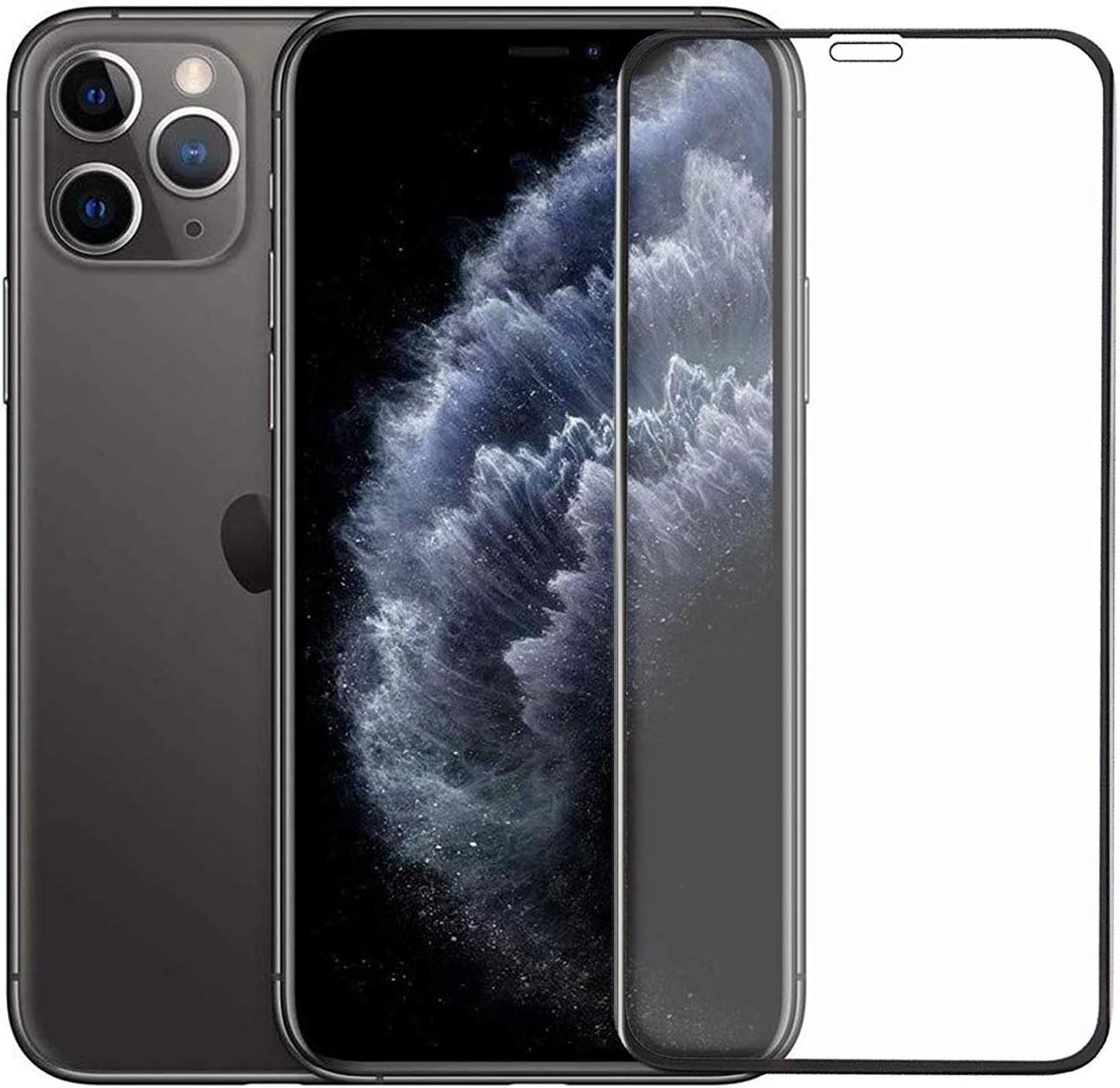 Kaelan Edge To Edge Tempered Glass for Iphone 11 Pro Max (Pack of 1)