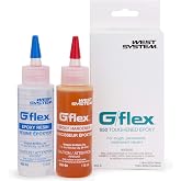 West System G/Flex 650 Epoxy Adhesive, 2 x 4 oz | Toughened &amp; Flexible | Bond wood, metal, and fiberglass with lasting strength using this toughened, flexible marine-grade epoxy adhesive.