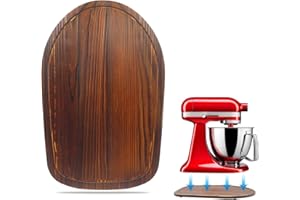 JAYOBGO Mixer Slider Mat for Tilt Head Kitchen Aid 4.5-5 Qt Stand Mixer, Appliance sliding mat for kitchenaid Artisan 4.5-5 Qt, Kitchen Countertop Storage Accessories Moving Tray attachments (Brown)