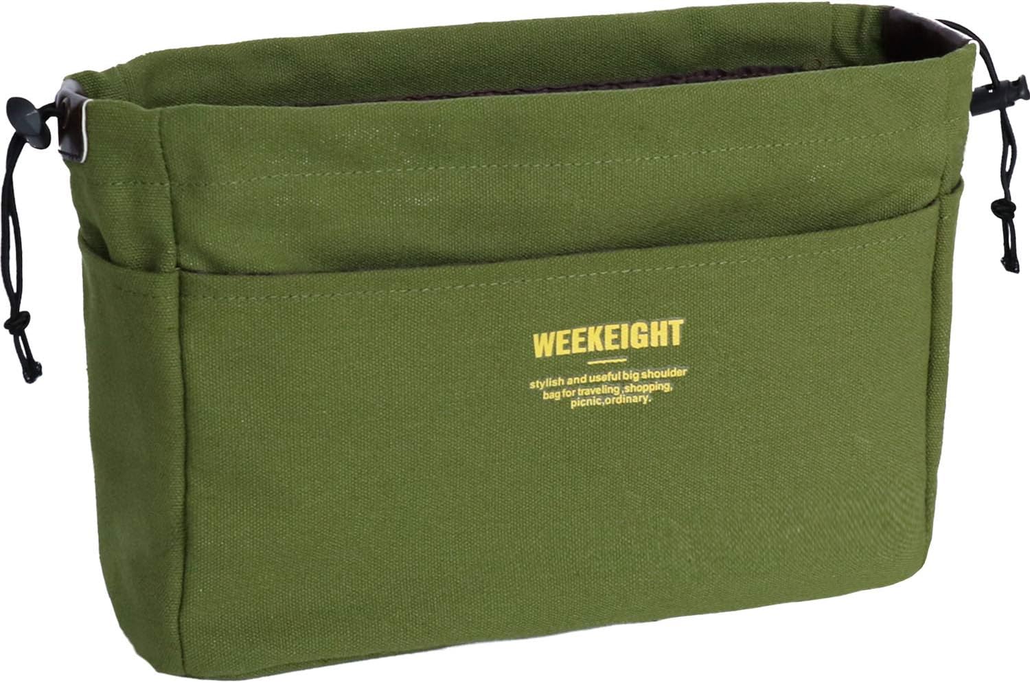 Canvas Purse Organizer, Slim Bag Organizer for Tote Insert
