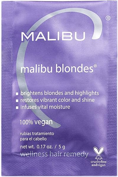 Malibu C Blondes Weekly Brightener 5g Vitamin Complex for Blonde Highlighted