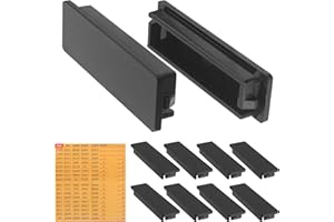 EAORBD Square D Breaker Filler Plates for Schneider Electric Square D QOFPCP Filler Plate for Load Centers, 0.7 Inch Circuit Breaker Blanks, with Electrical Panel Label Stickers 10-Pack (0.7 Inch)