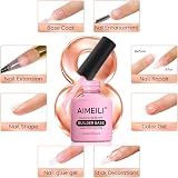 AIMEILI 8 in 1 Builder Gel in a Bottle 6x10ml Gift Kit Jelly Nude view 2