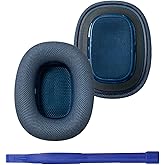 Umvowuxa Replacement Ear Cushions for AirPods Max (2024), Compatible with AirPods Max 2 Over-Ear Headphones with Comfortable Mesh and Elastic Memory Sponge (Blue)