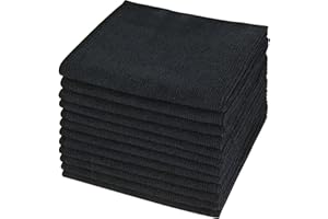 Sinland 12 Pack Microfiber Cleaning Cloths Super Soft Dish Cloth Absorbent Cleaning Rags Multi Functional Cleaning Towels Dis
