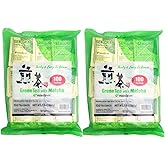 MAEDA-EN Sen-cha with Matcha Green 200 Tea Bags Powder Japanese Origin Green Tea Leaves Individually Wrapped Teabags 02386 2pk