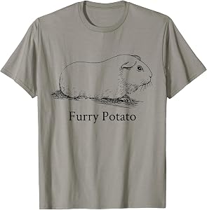 Funny Guinea Pig Furry Potato Wrong Animal Name Stupid Joke T-Shirt