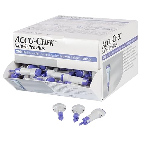 Accu Chek Safe T Pro Plus Sicherheitslanzetten Lanzetten, 200 Stück