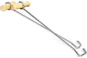 HOUNDSBAY Cowboy Boot Hooks for Men and Women - Boot Puller for Cowboy Boots with Long Handles