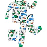 babee Reshinee Bamboo Viscose Toddler Pajamas Boys Girls Baby 12M-8Y Pjs Sets Kids 2pcs Long-Sleeve Snug fit Sleepwear