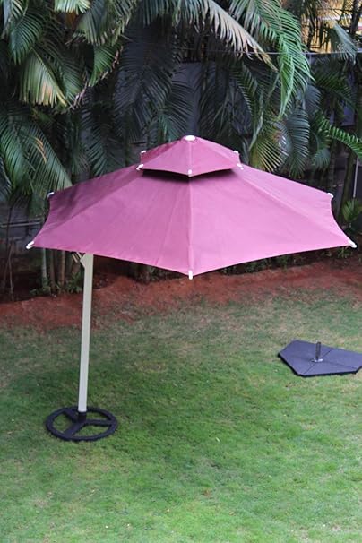 Patio Umbrella (Side Post 6 Part Umbrella - Pink)