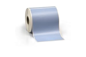 KENCO 4" X 6" Direct Thermal Perforated Stickers Labels for Shipping Labels, Inventory, and Color Coding - Compatible with Zebra, Rollo, Godex and More (Blue, 1 Roll)