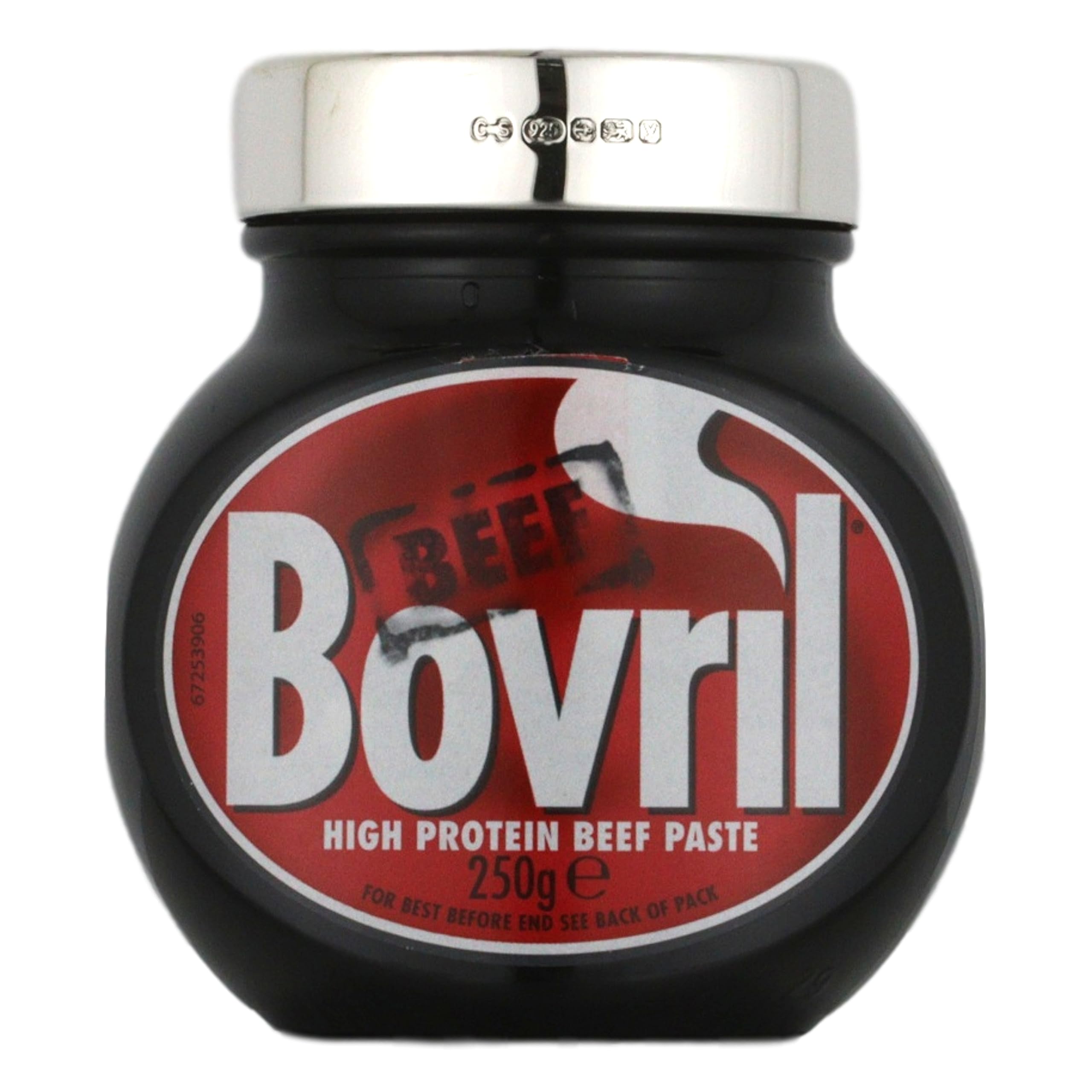 Cators Sterling Silver Lid for Bovril Jar (250g) - Luxury Lid for Bovril Jars Designed for Constant Use, Crafted from Heavy Duty Sterling Silver, Sturdy, Reusable & Washable
