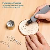 YIHUA 939-III Pyrography Tool Kit Dual Pen 20 Tips UK Plug 230V view 8