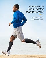 Cambivo Compression Socks 2 Pairs Men Women Flight Running Calf Ankle Support view 5